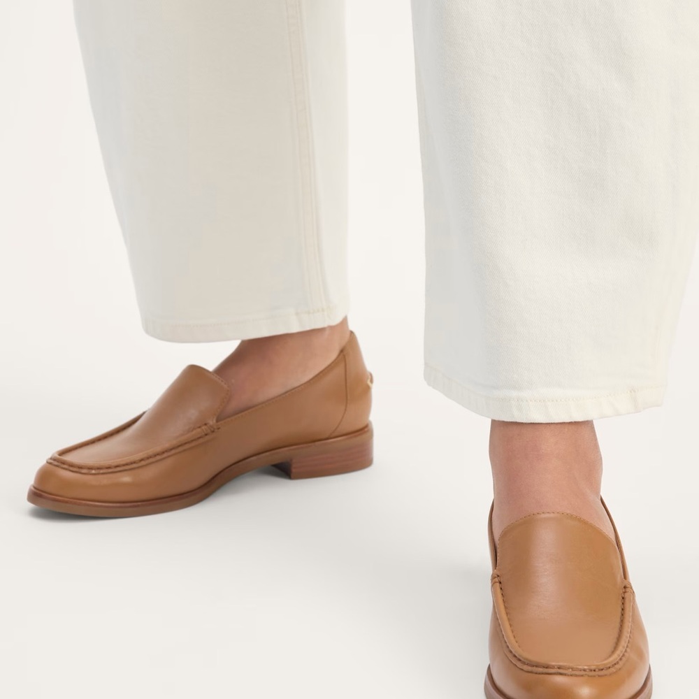 Everlane The Modern Loafer in Camel - WORN ONCE! Absolutley beautiful leather - Picture 2 of 7